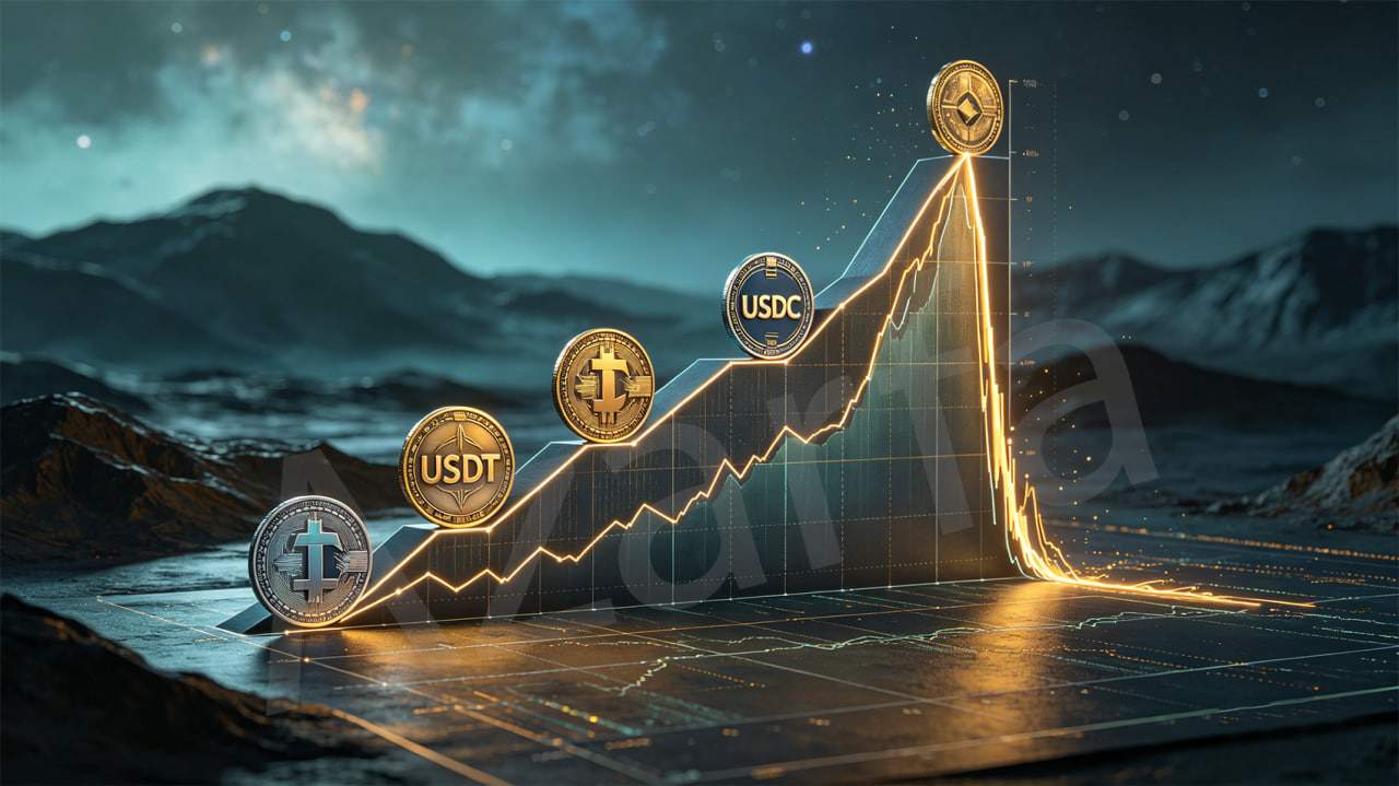استیبل کوین ها شاهد بزرگترین کاهش ارزش بازار از زمستان رمزارزی ۲۰۲۲ هستند
