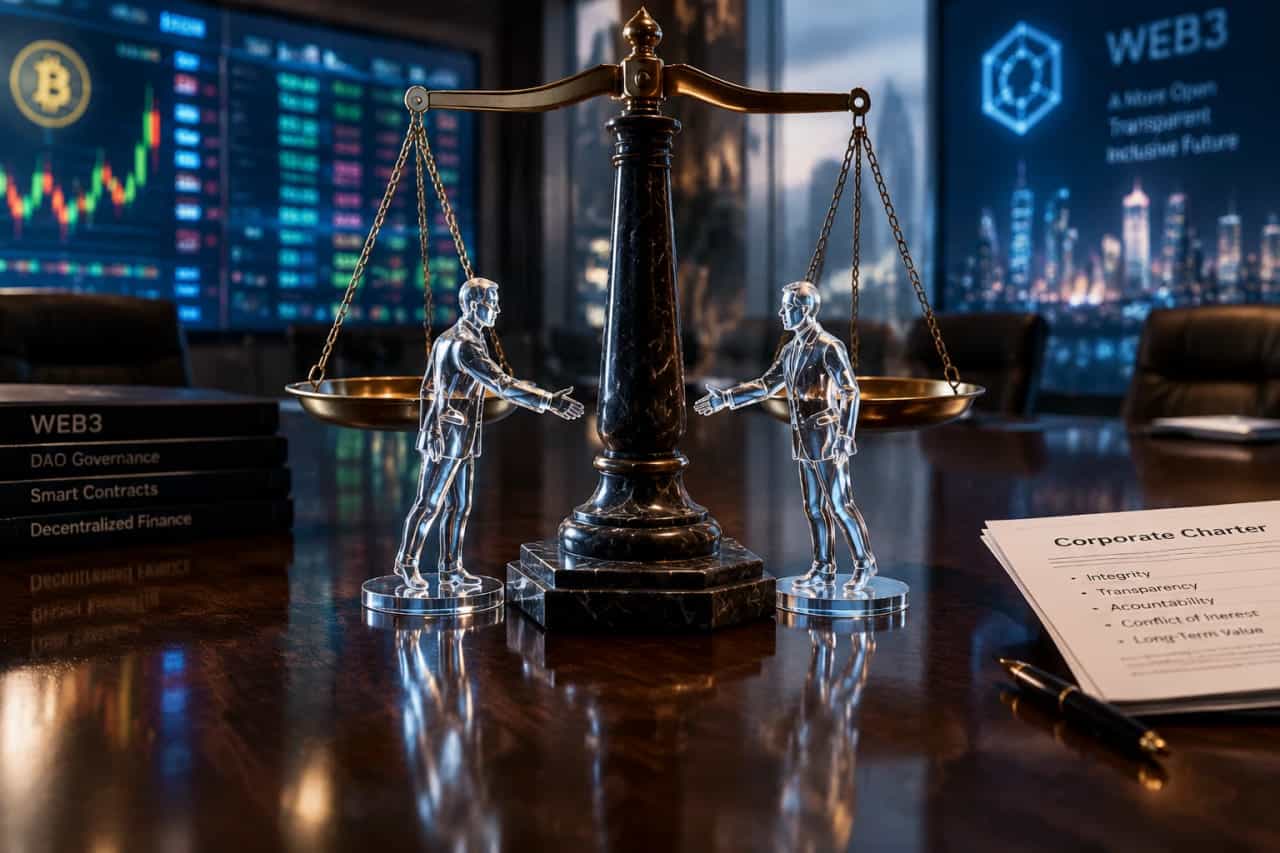 چالشهای حاکمیت شرکتی و تعارض منافع در اکوسیستم وب ۳